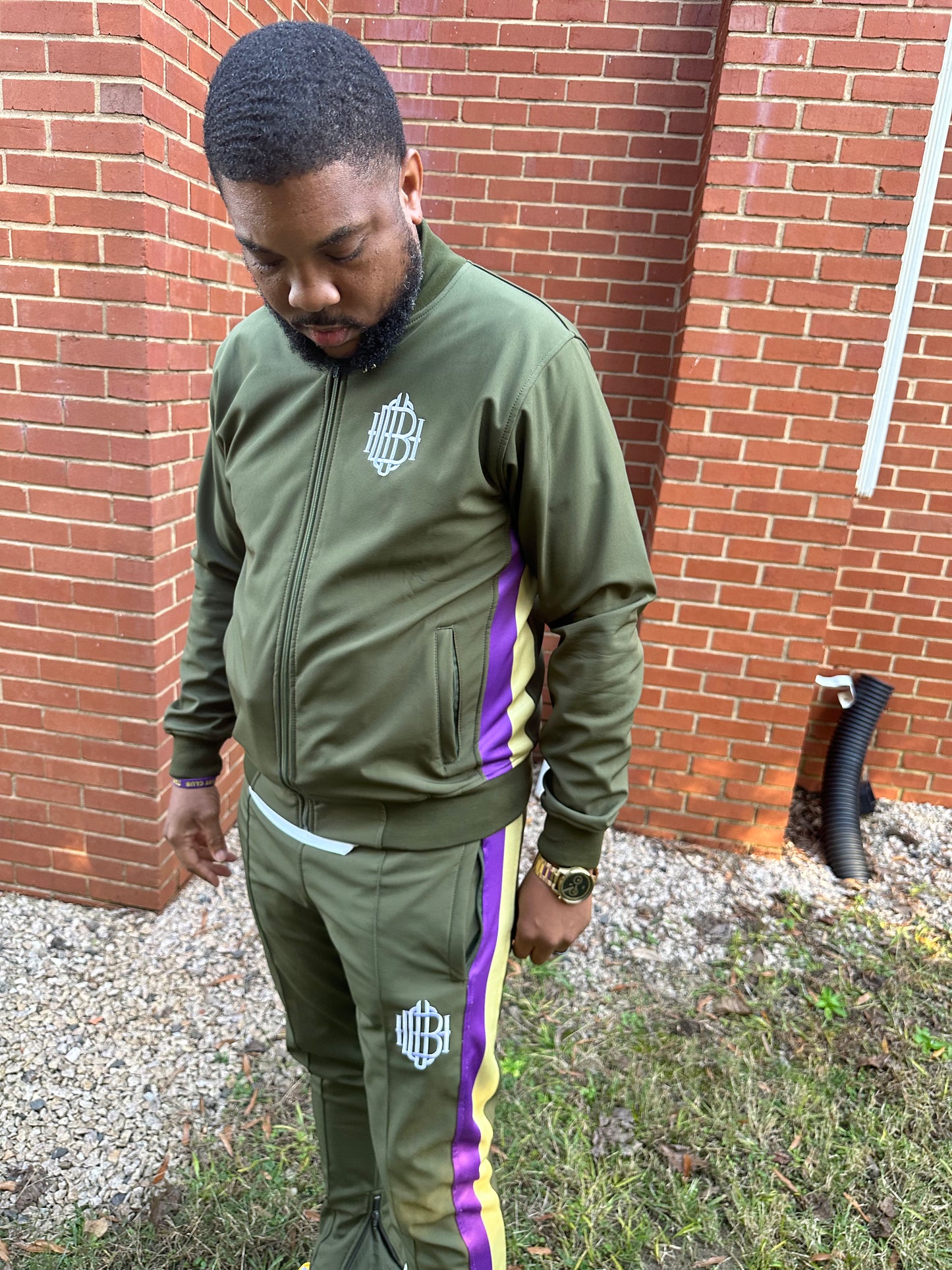 Army Purple & Gold Tracksuit