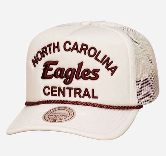 PRE-ORDER Cream & Maroon Eagle Trucker