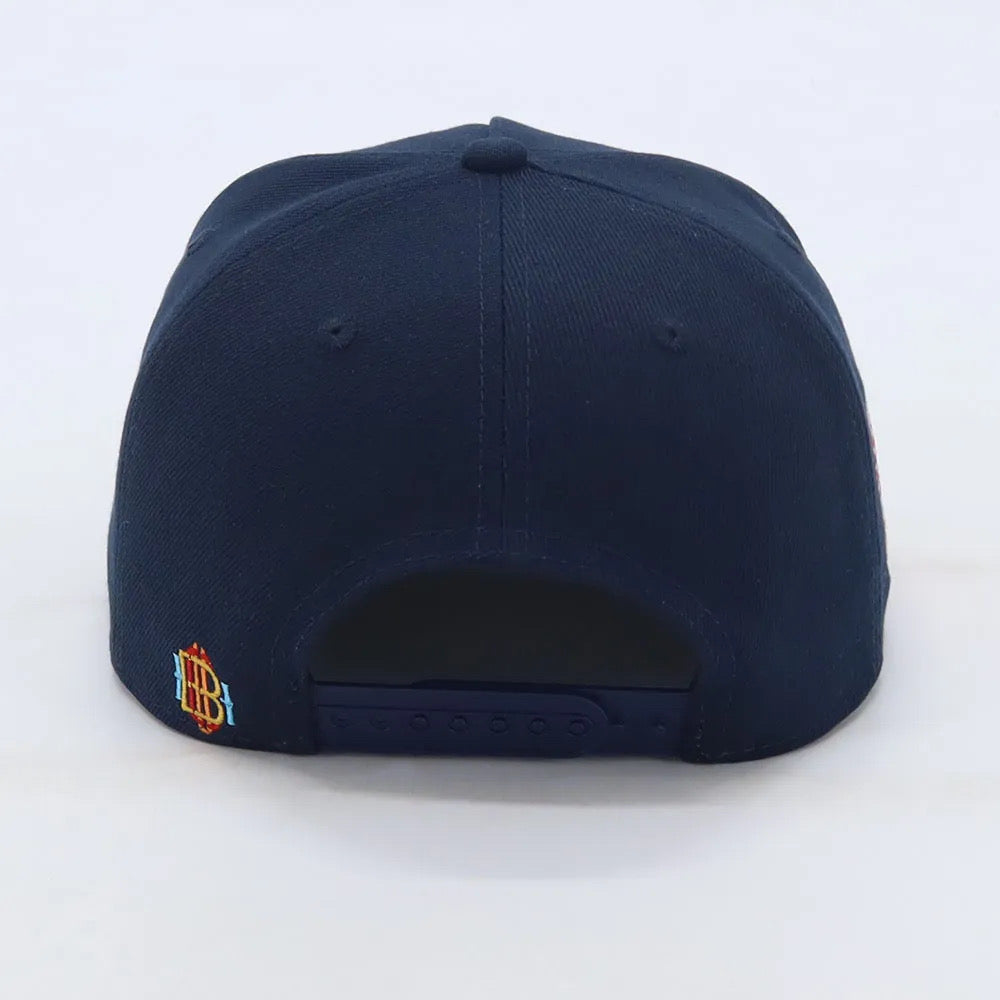 Navy Blue Ram Snapback